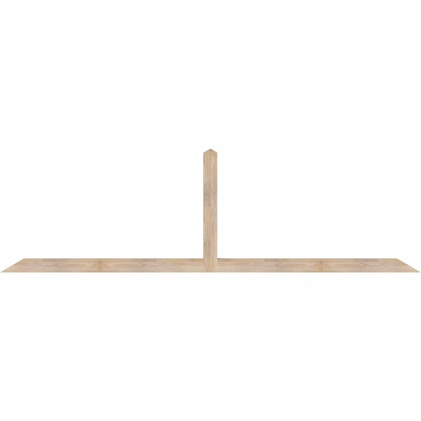 Ekena Millwork Portland Smooth Timber Gable Bracket, Douglas Fir, 108"W x 31 1/2"H x 3 1/2"D x 3 1/2"F, 7/12 Pitch GBW108X31X0404POR00SDF - main